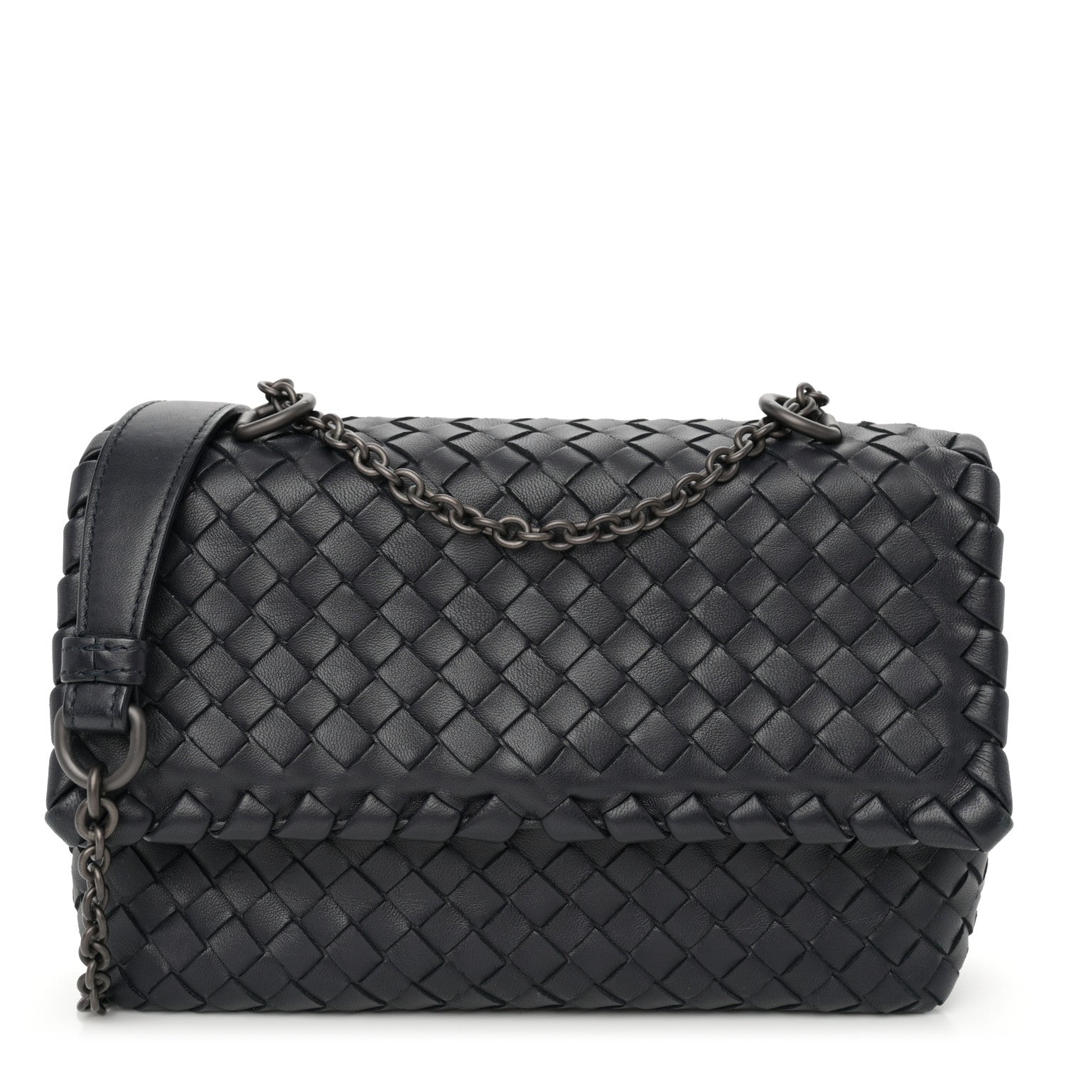 Bottega Veneta Nappa Intrecciato Baby Olimpia Shoulder Bag Tourmaline 1 of 9