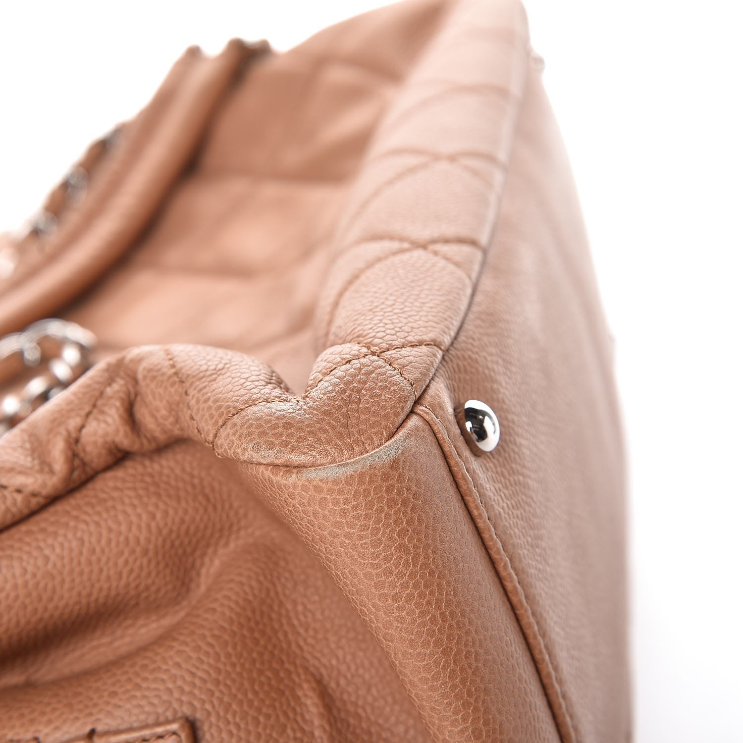 Chanel Caviar CC Timeless Tote Beige 12 of 15