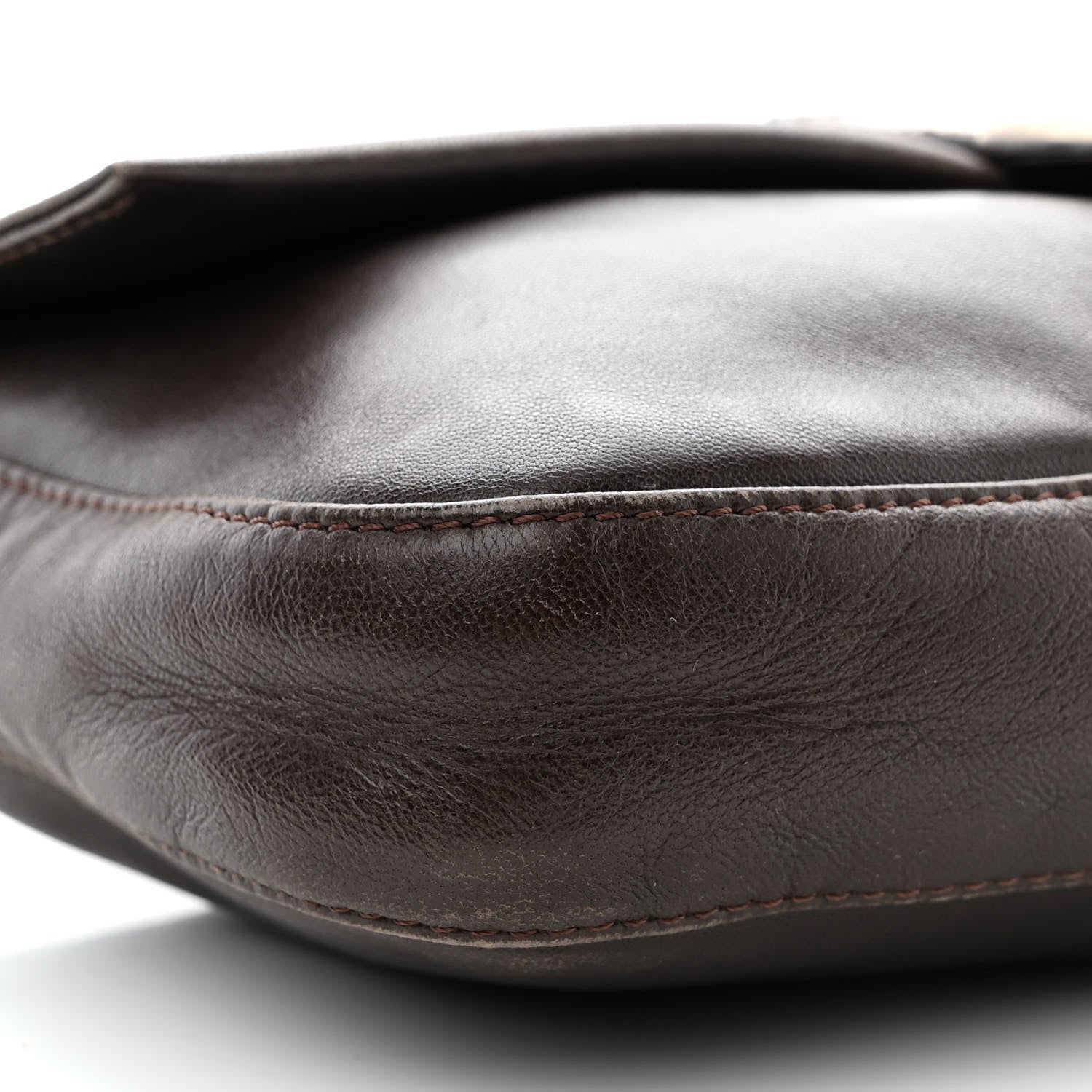 Fendi Calfskin Baguette Brown 9 of 11
