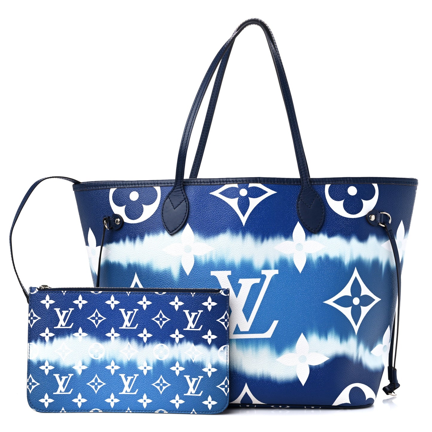 Monogram Escale Neverfull MM Blue