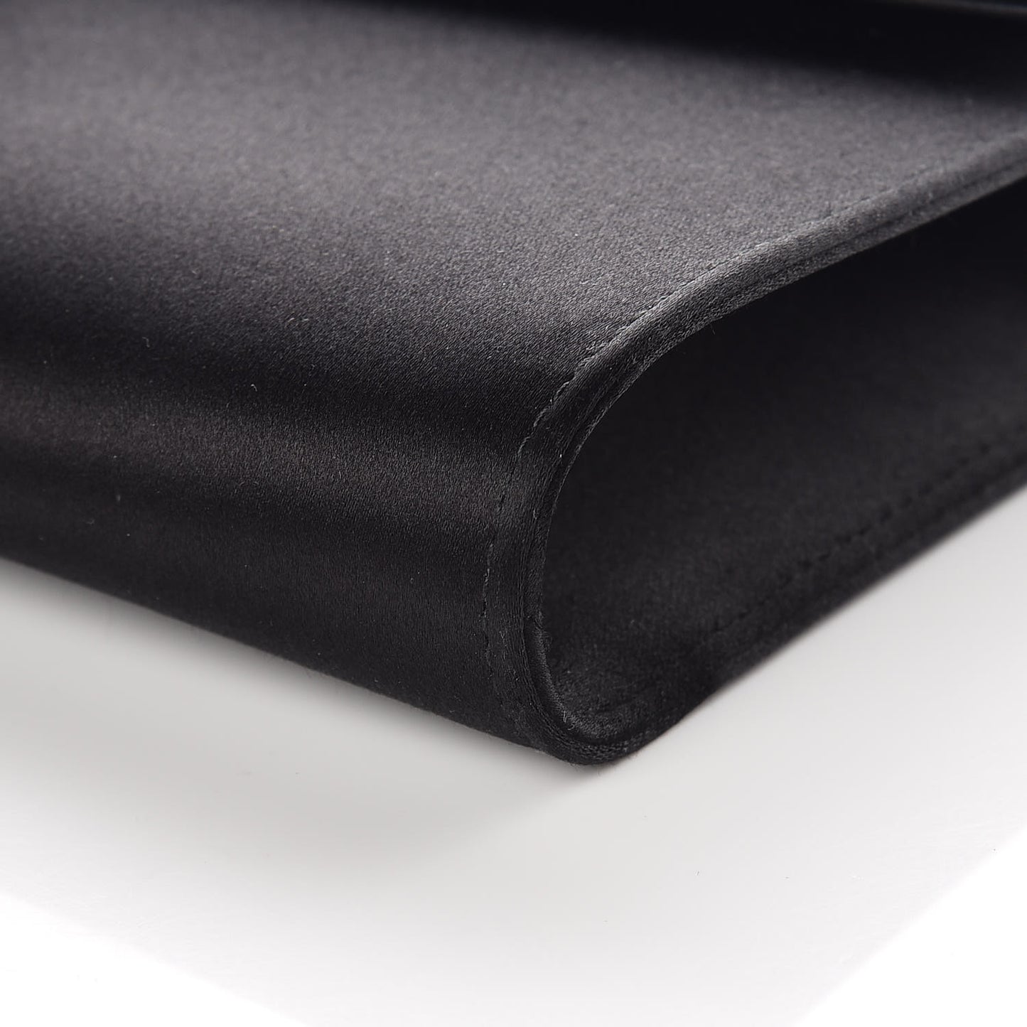 Satin Dionysus Clutch Black