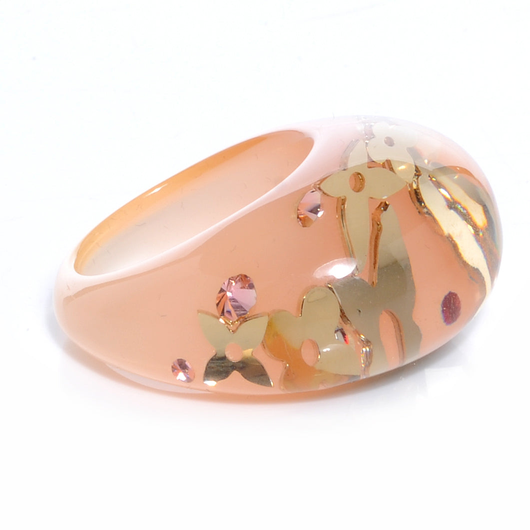 Inclusion Ring 8 Rose