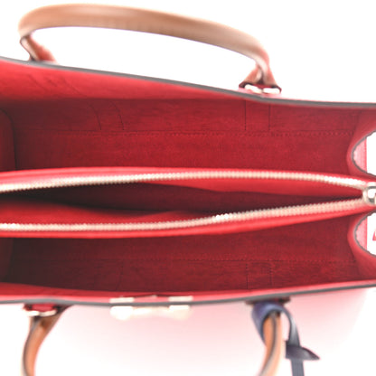 Louis Vuitton Monogram Cuir Plume Very Tote MM Rubis Noisette 5 of 11