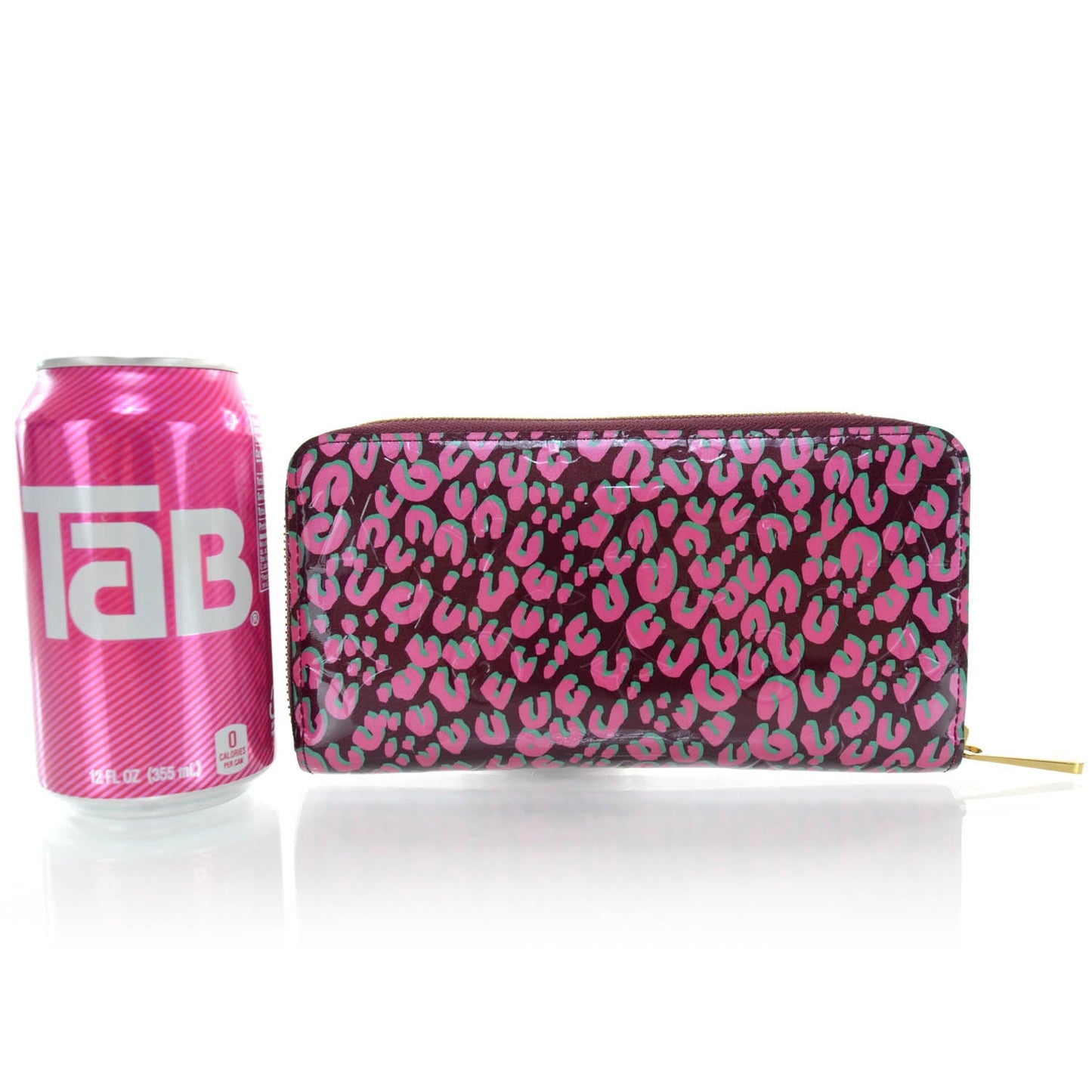 Leopard Zippy Wallet Rouge Fauviste