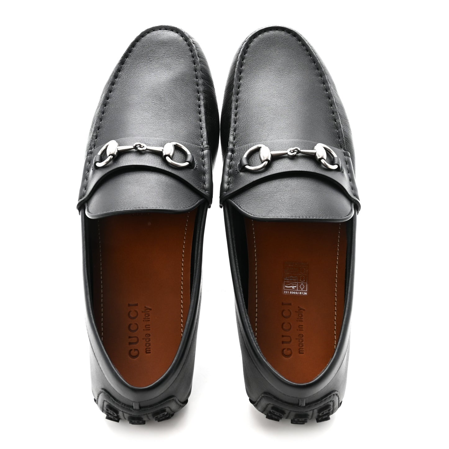 Soft Clove Calfskin Mens Horsebit Driver Loafers 11 Black