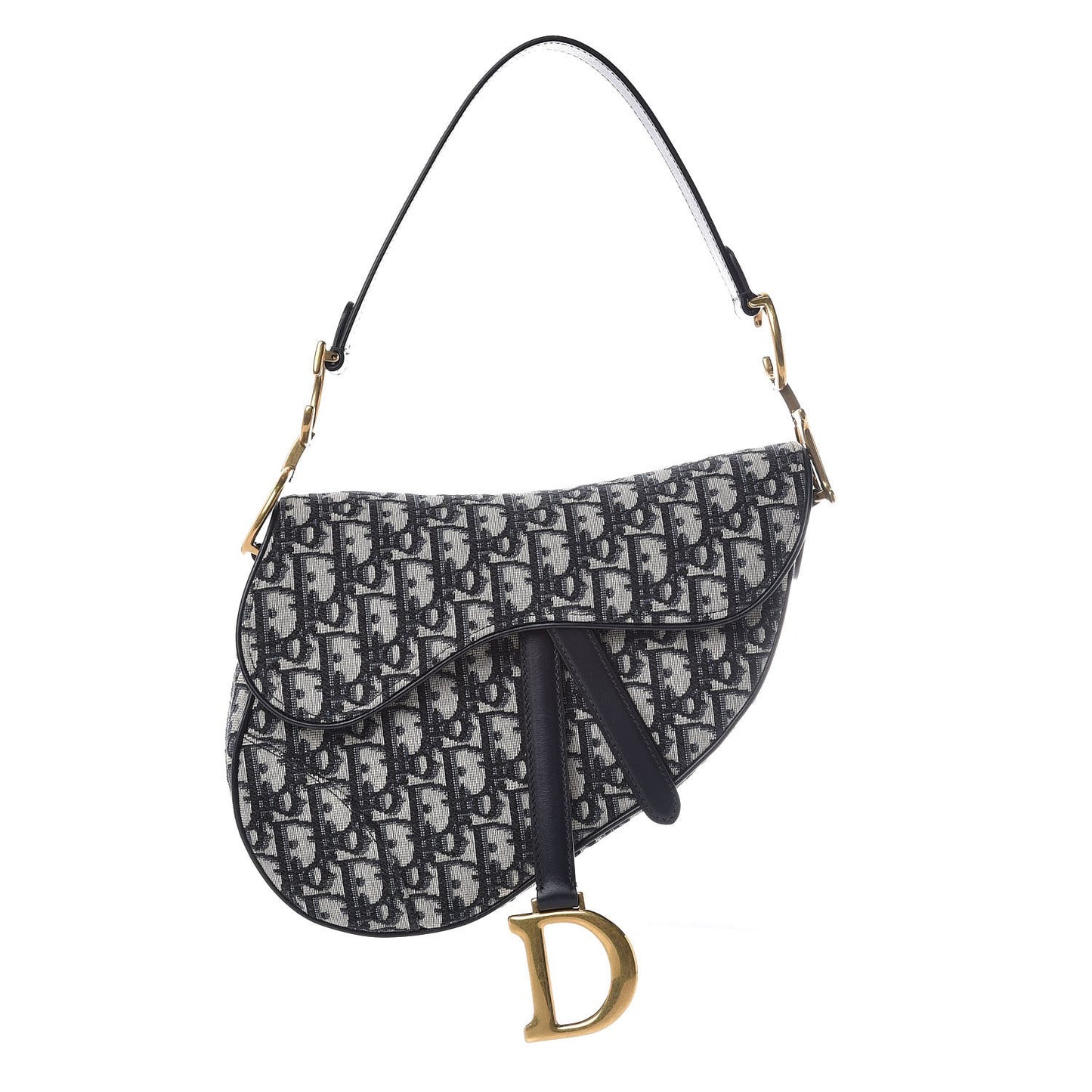 Oblique Saddle Bag Blue