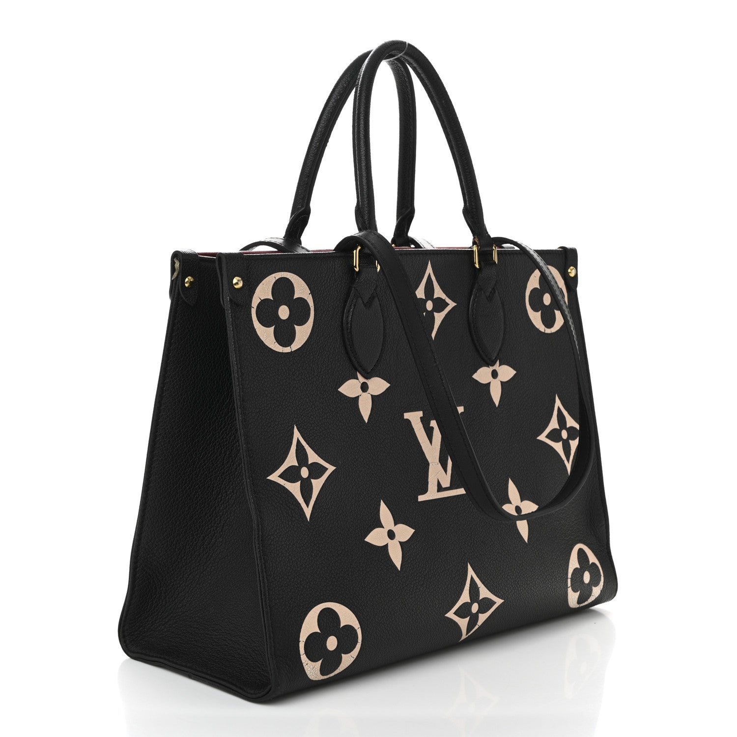 Louis Vuitton Empreinte Monogram Giant Onthego MM Black Beige 5 of 23