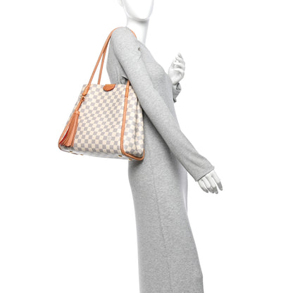 Louis Vuitton Damier Azur Propriano Rose Ballerine 2 of 11