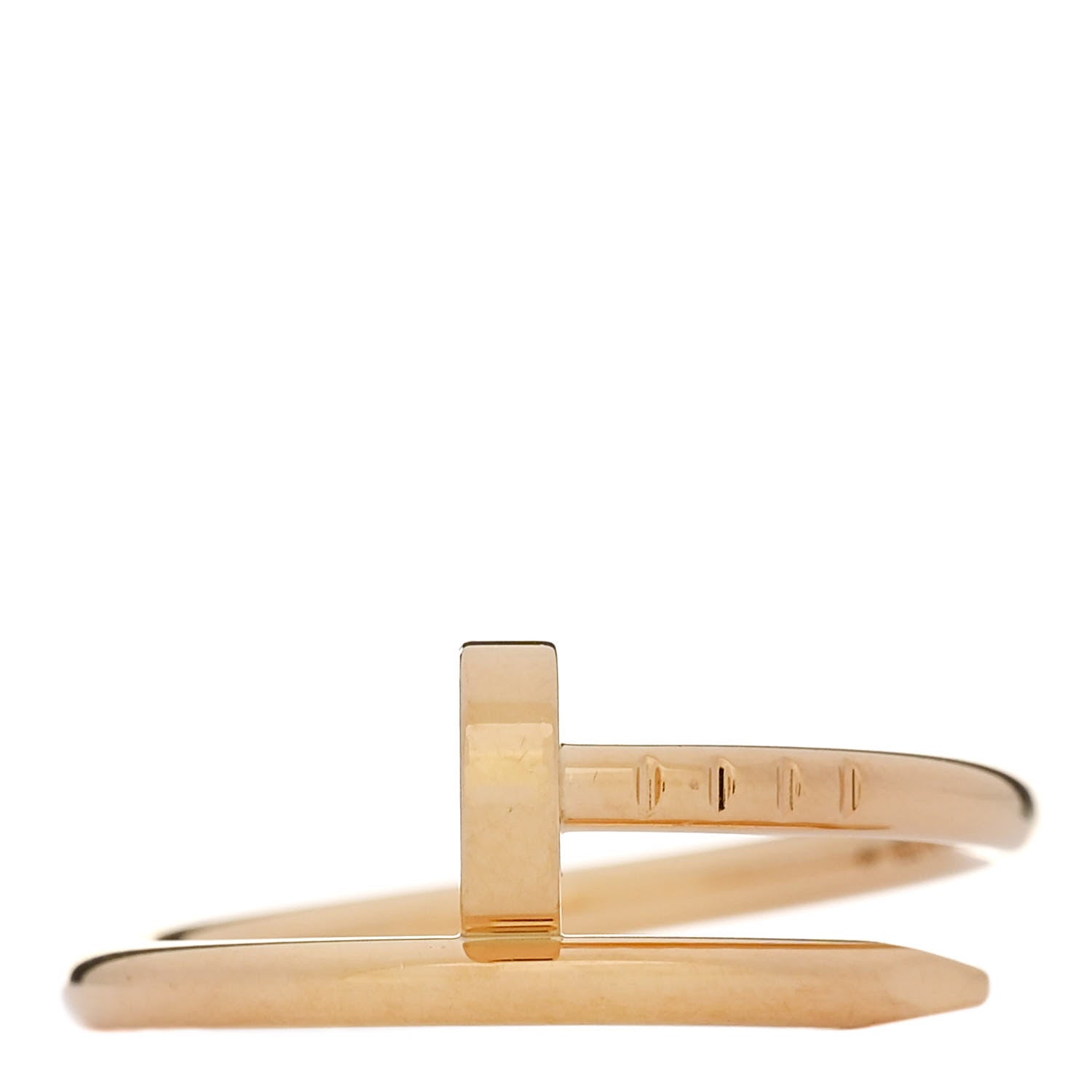Cartier 18K Yellow Gold Small Juste Un Clou Ring 50 5.25 1 of 5