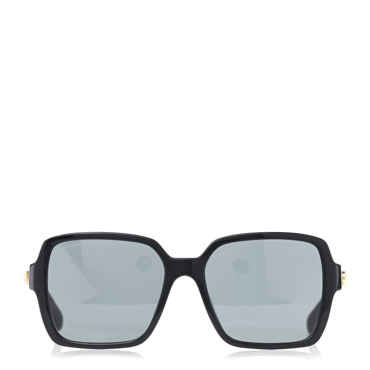 Acetate Polarized Square Sunglasses 5408 Black