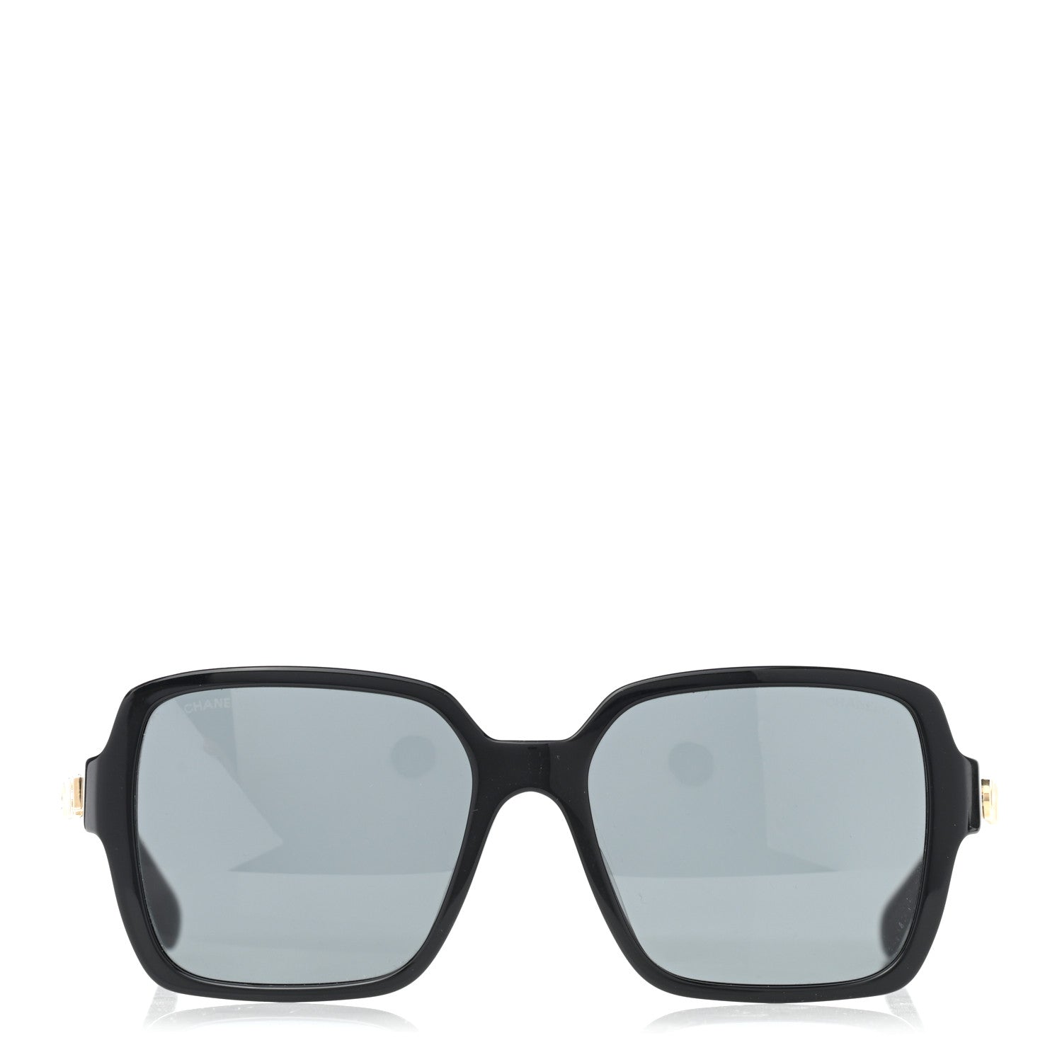 Chanel Acetate Polarized Square Sunglasses 5408 Black 2 of 11
