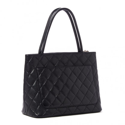 Chanel Caviar Quilted Medallion Tote Black 3 of 10