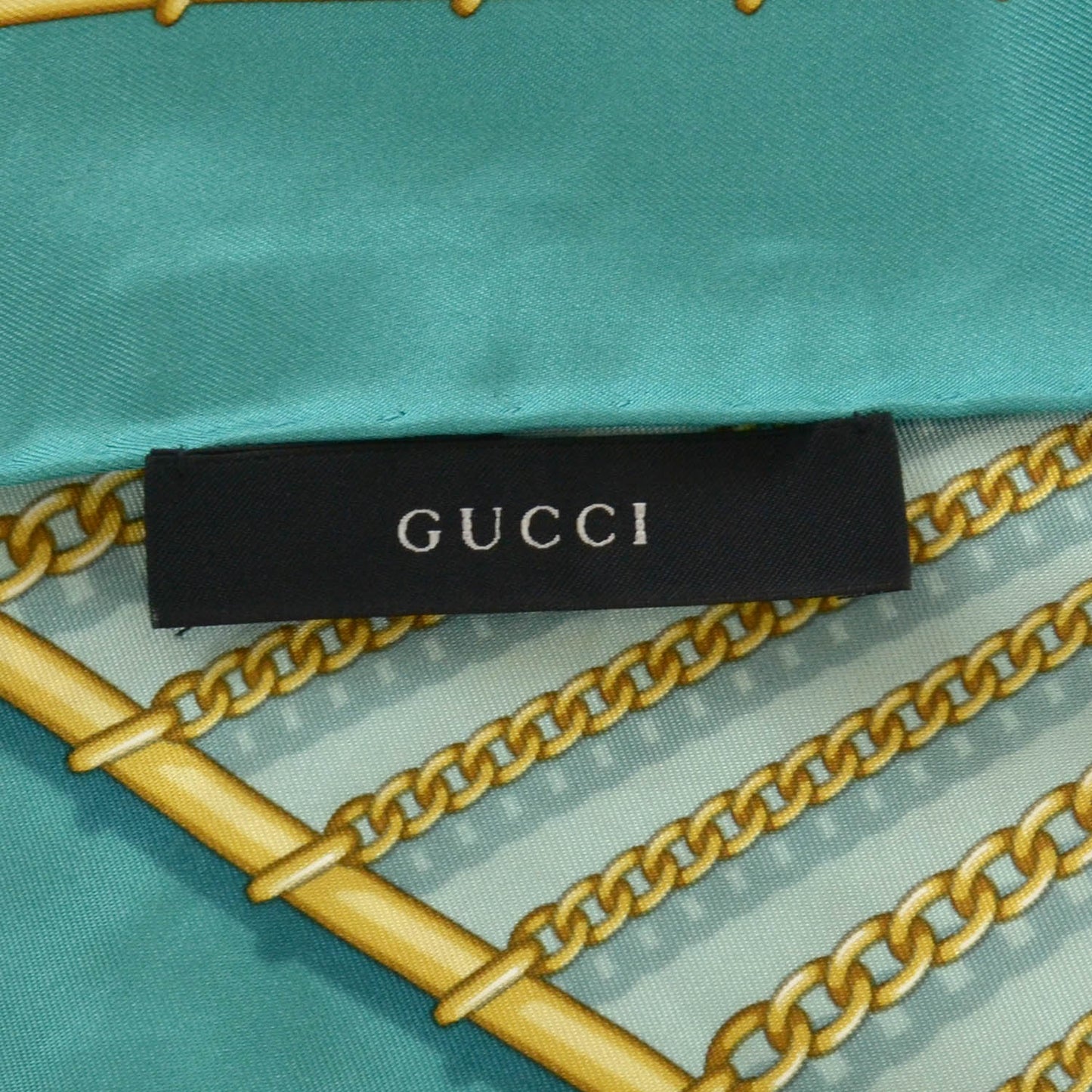 Silk GG Chain Scarf