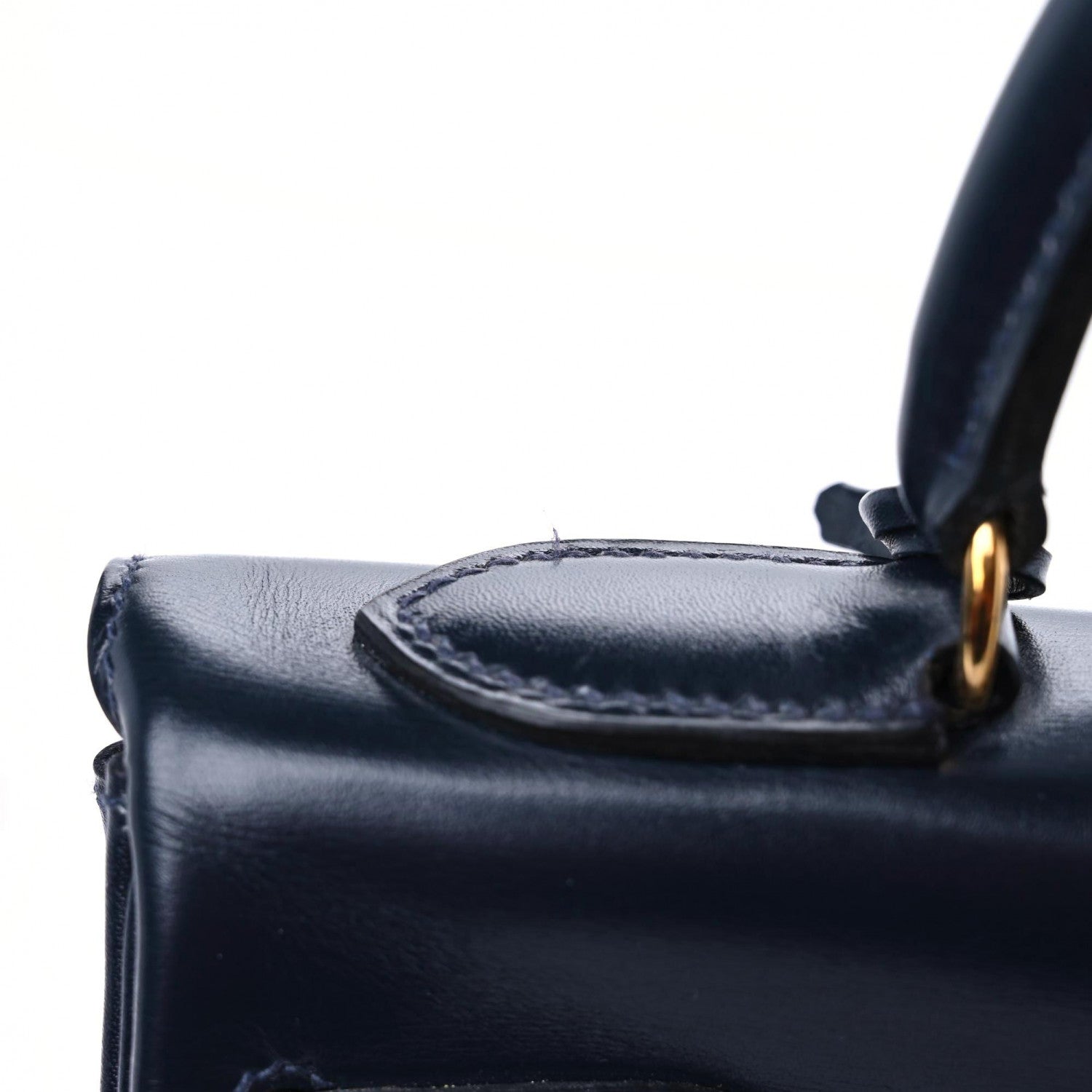 Hermes Box Kelly Retourne 32 Indigo 21 of 21