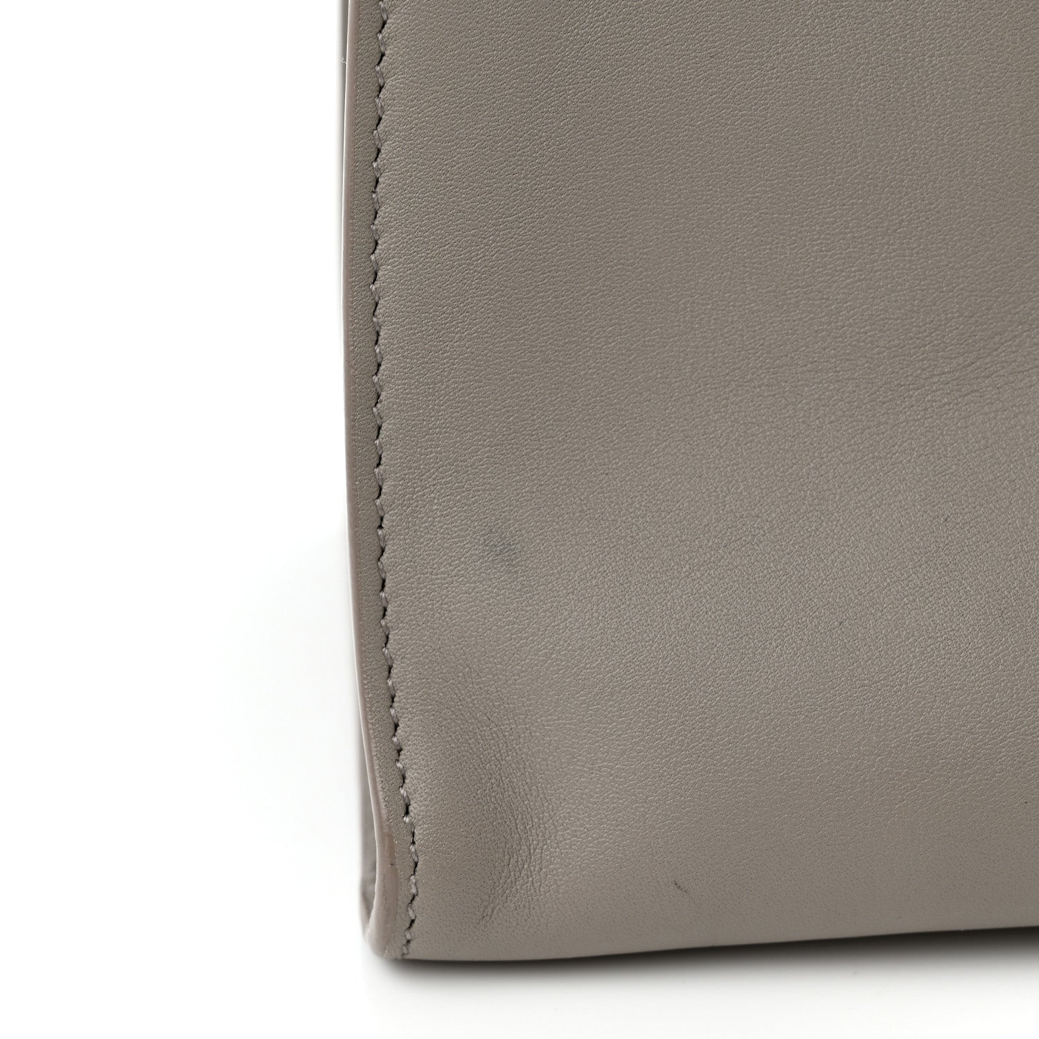 Saint Laurent Calfskin Small Monogram Cabas Grey 12 of 12