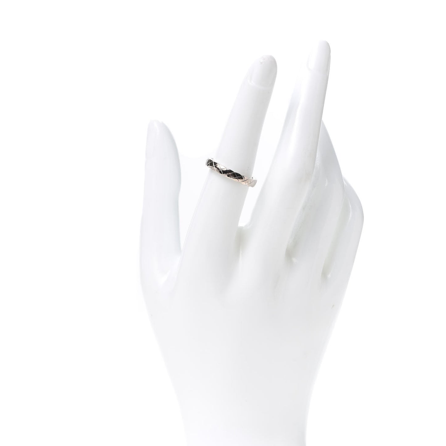 18K White Gold Mini Coco Crush Ring 54 6.75