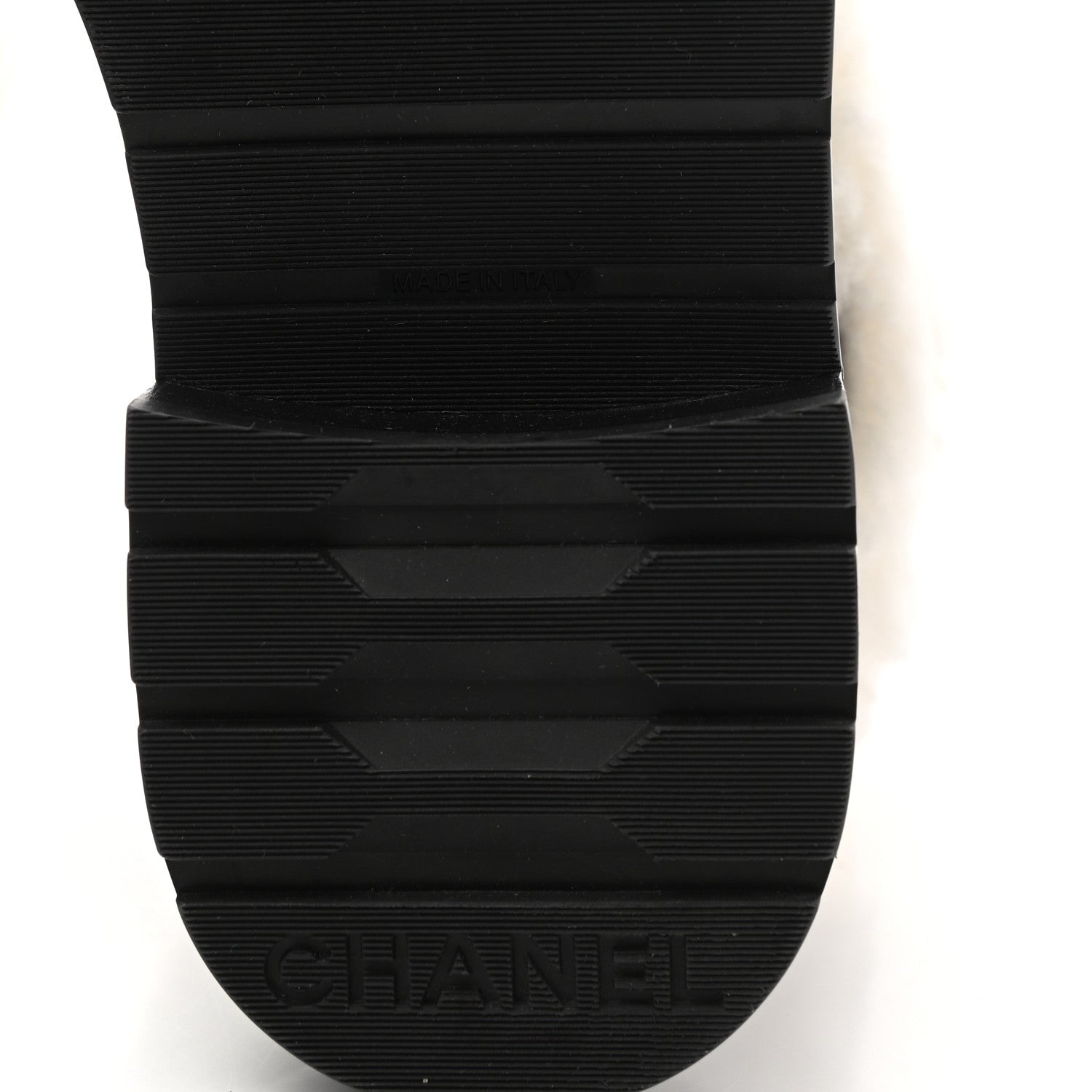 Chanel Lambskin Shearling Short Boots 38.5 Black 6 of 8