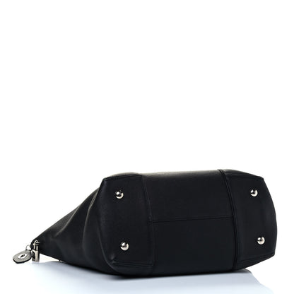 Louis Vuitton Veau Cachemire Soft Lockit MM Black 3 of 4
