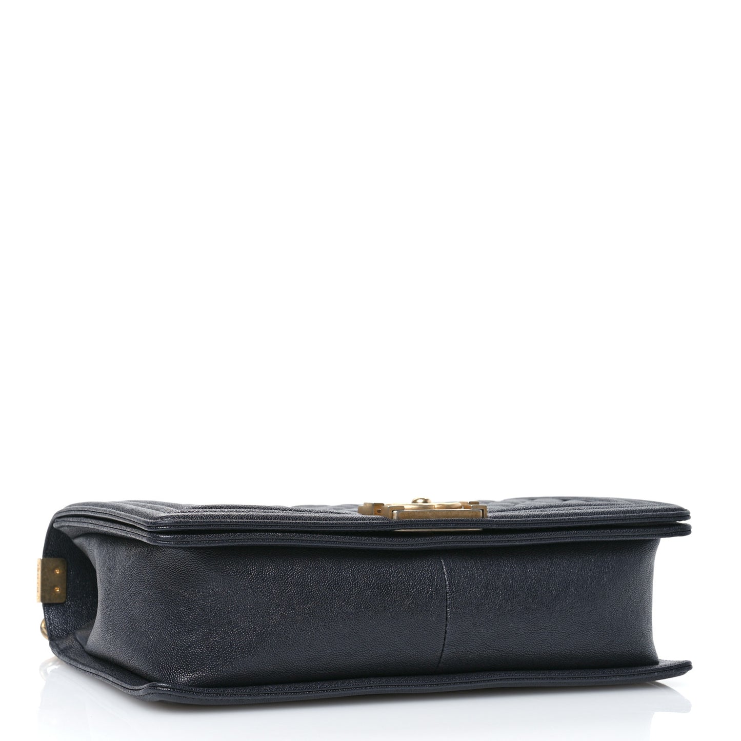 Caviar Quilted New Medium Boy Flap Navy
