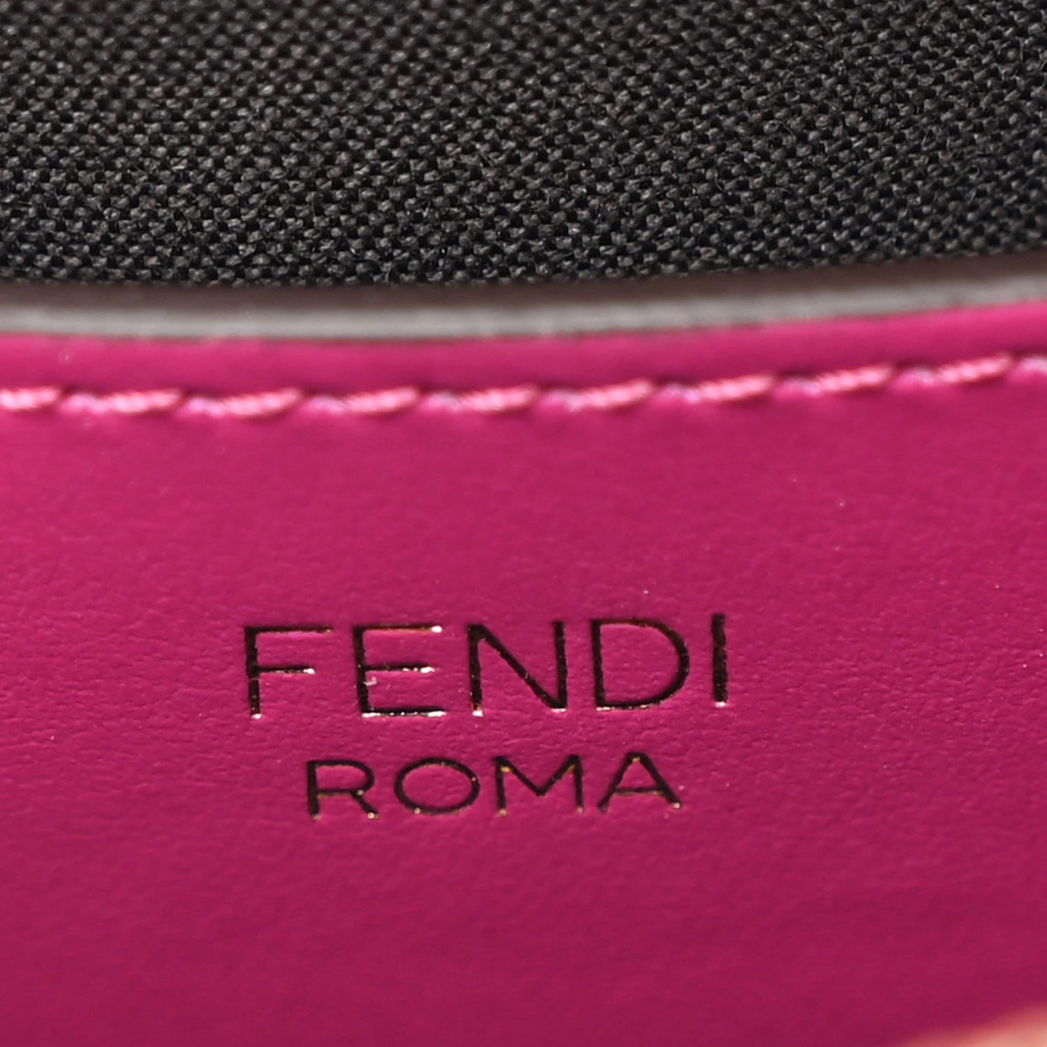 Fendi Vitello Epoque FF Embossed Camera Case Ciclamino Pilar 6 of 11