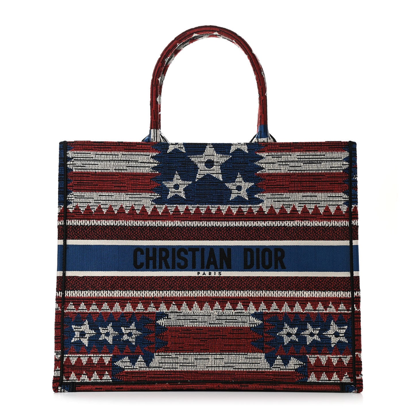 Canvas Embroidered Exclusive US Book Tote Multicolor