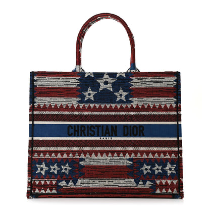 Christian Dior Canvas Embroidered Exclusive US Book Tote Multicolor 1 of 10