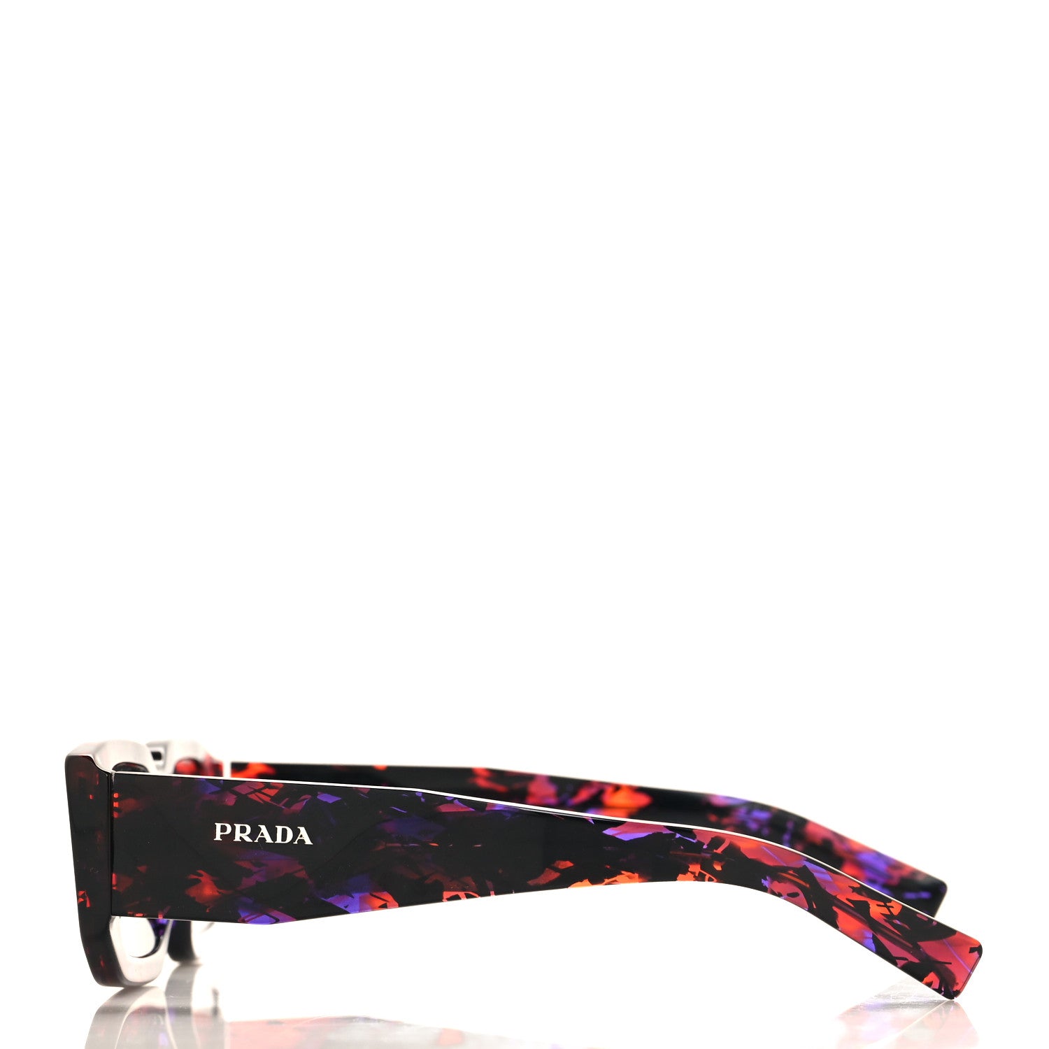 Prada Acetate Symbole Sunglasses SPR 06Y Purple Multicolor 3 of 7