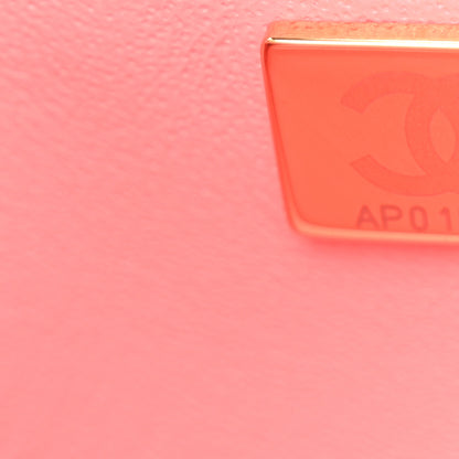 Chanel Lambskin Quilted Mini Rectangular Flap Pink 7 of 11