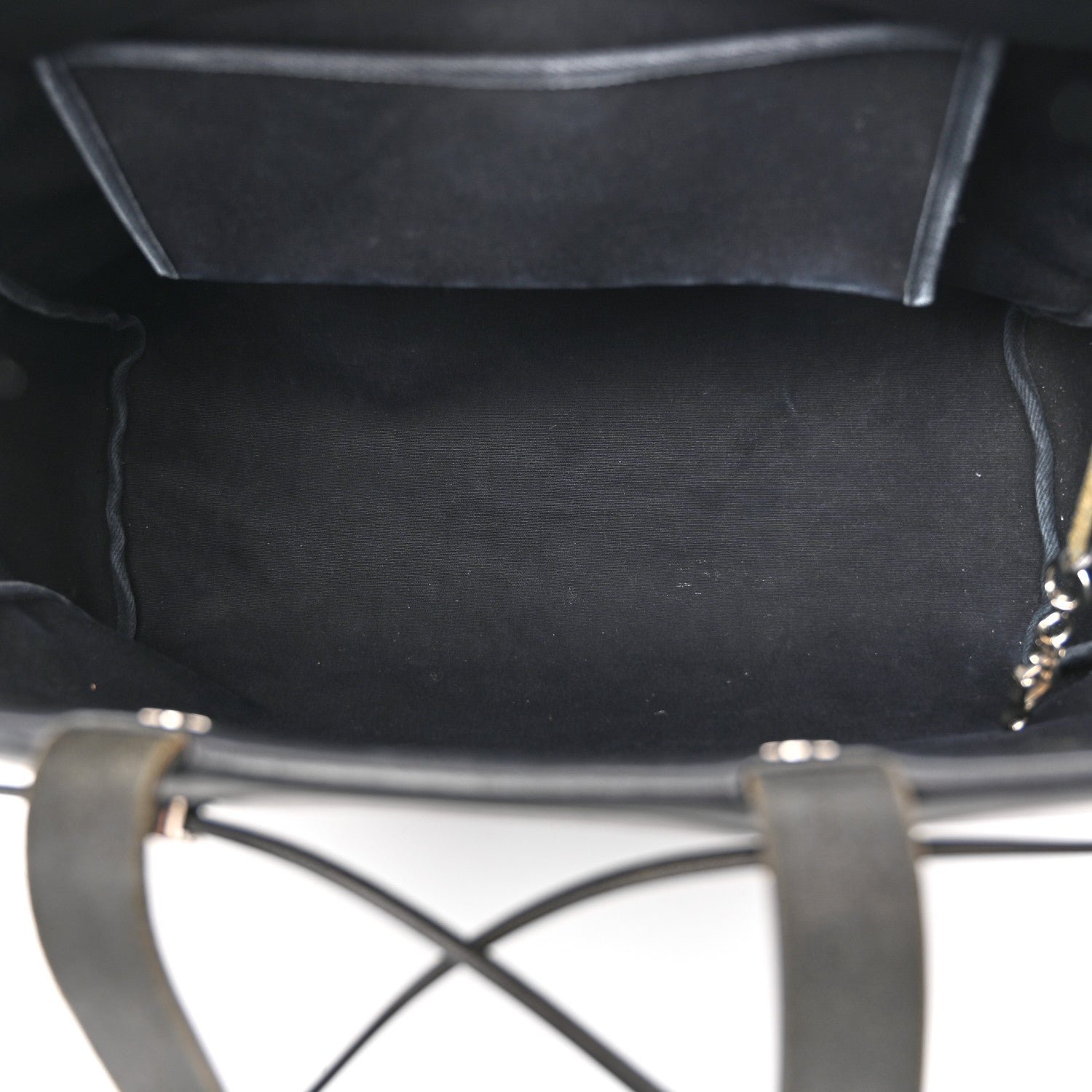 Hermes Toile Vache Hunter Herbag Cabas MM Black 6 of 16