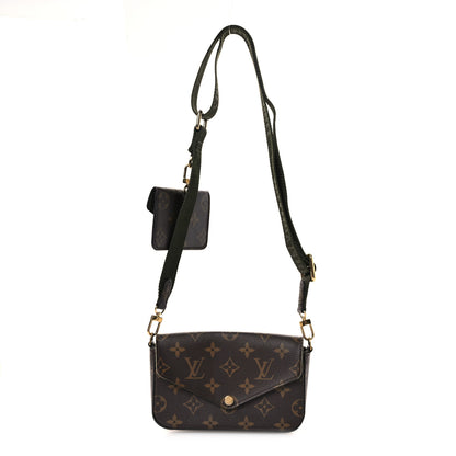 Louis Vuitton Monogram Felicie Strap & Go Kaki 1 of 14