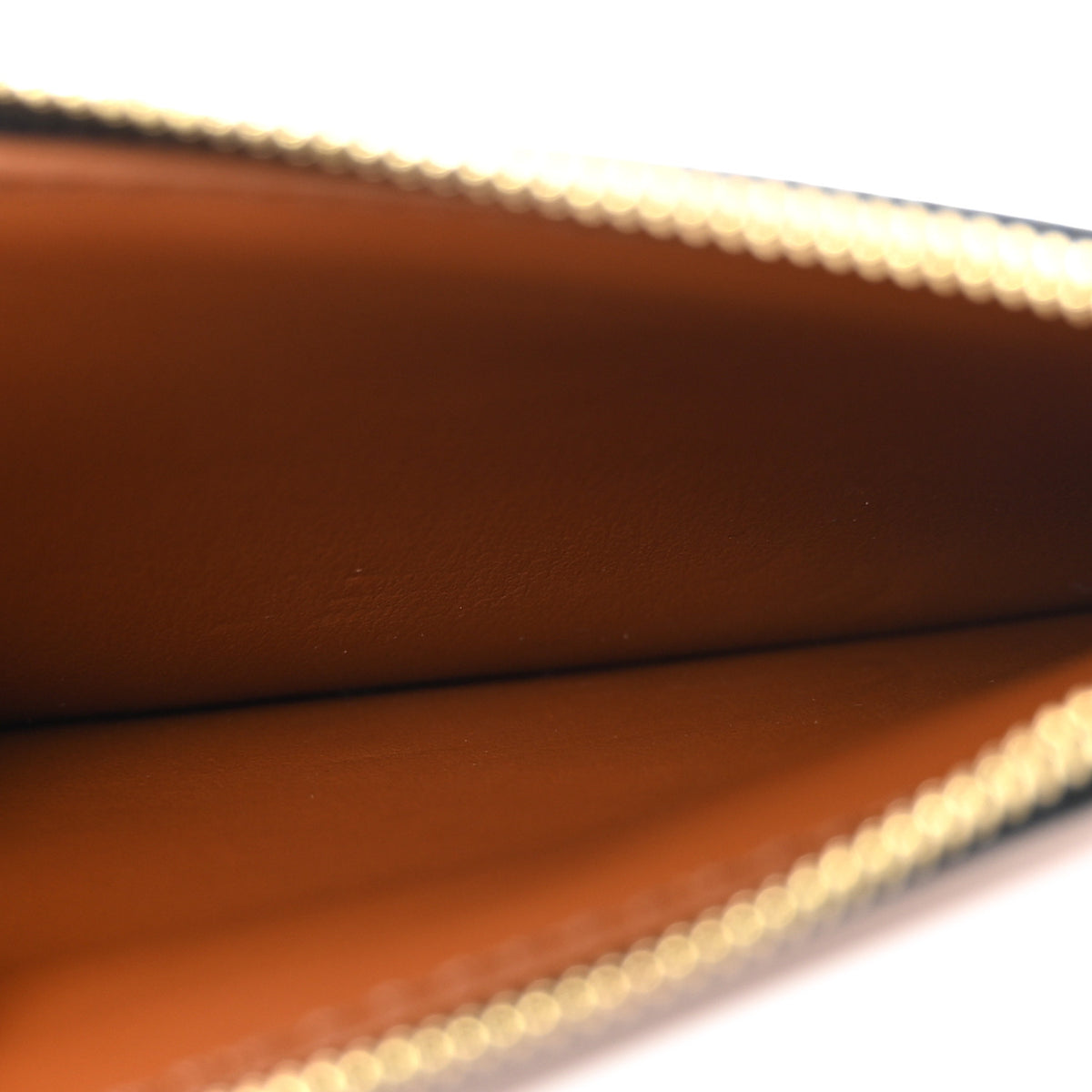 Triomphe Canvas Zipped Card Holder Tan