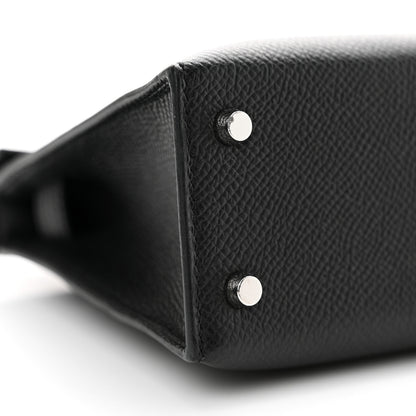 Hermes Epsom Mini Kelly Sellier 20 Black 9 of 13
