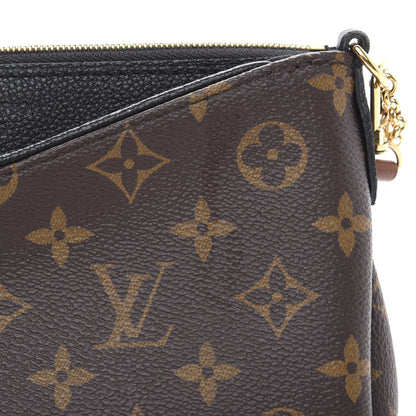 Louis Vuitton Monogram Pallas Clutch Black 9 of 11