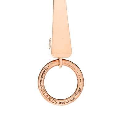 Hermes 18K Rose Gold Clou de Forge Long Necklace 4 of 5