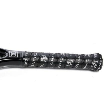 Chanel Graphite Tennis Racket Black 3 of 5