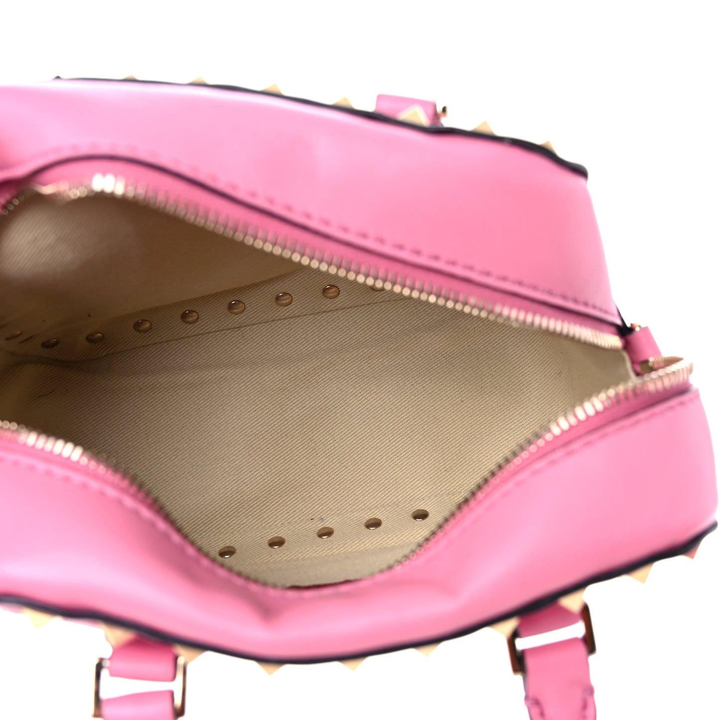 Vitello Mini Rockstud Convertible Satchel Ninphea