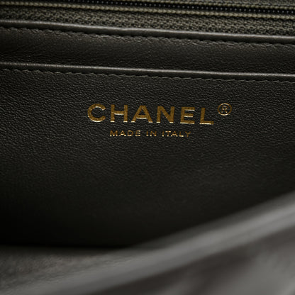 Chanel Lambskin Quilted Mini Rectangular Flap Dark Grey 6 of 13