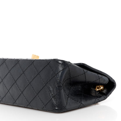 Chanel Aged Calfskin Quilted 2.55 Reissue Mini Flap Black 10 of 10