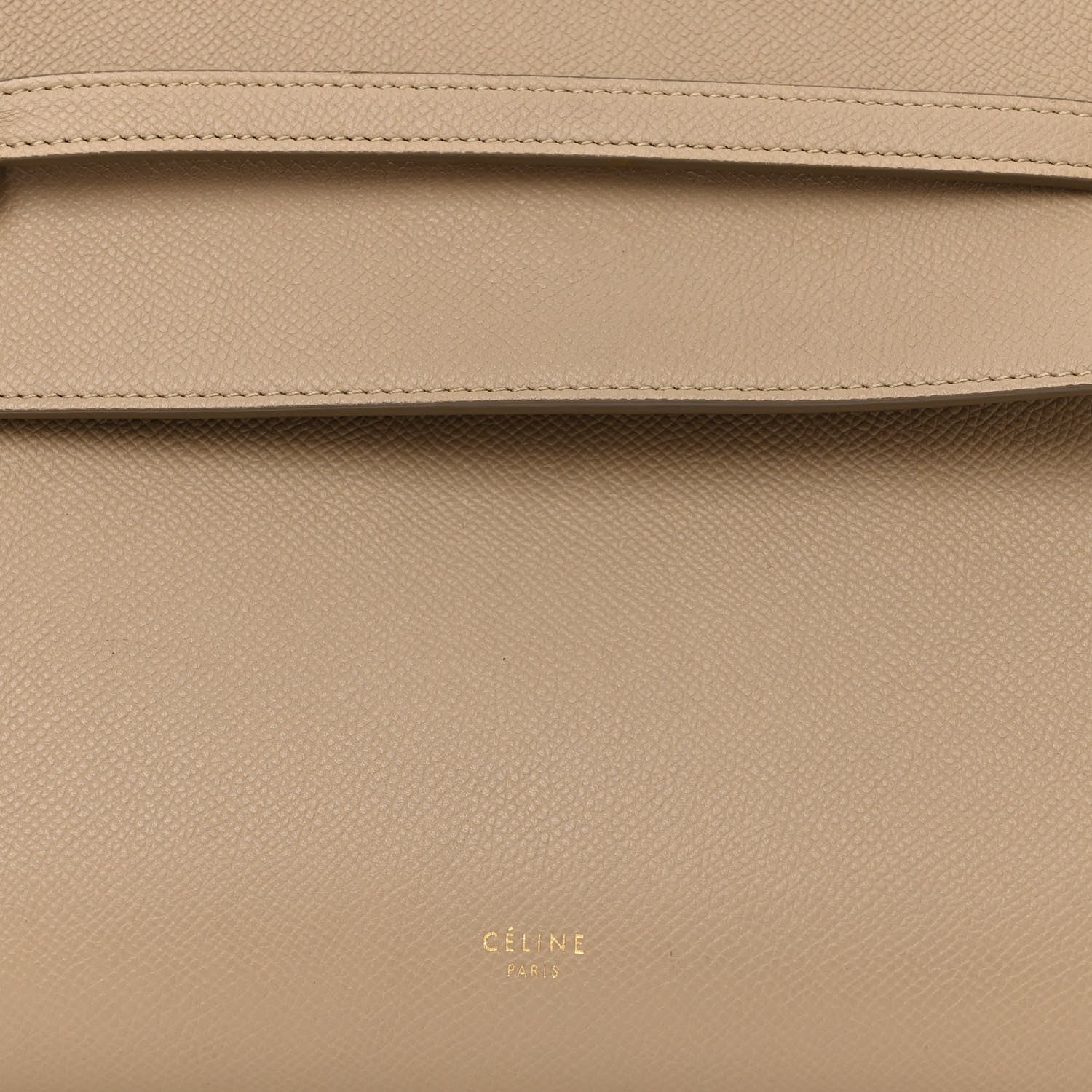 Celine Grained Calfskin Mini Belt Bag Light Taupe 8 of 12