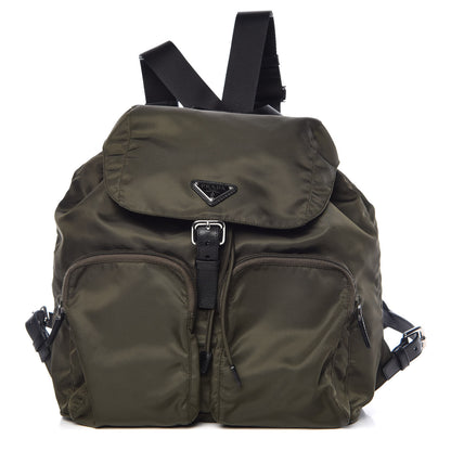 Prada Tessuto Nylon Vela Medium Backpack Mimetico 1 of 10