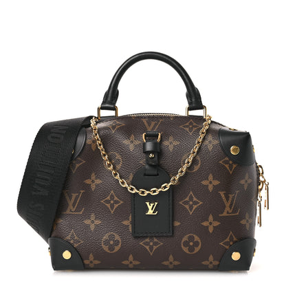 Louis Vuitton Monogram Petite Malle Souple Black 1 of 10