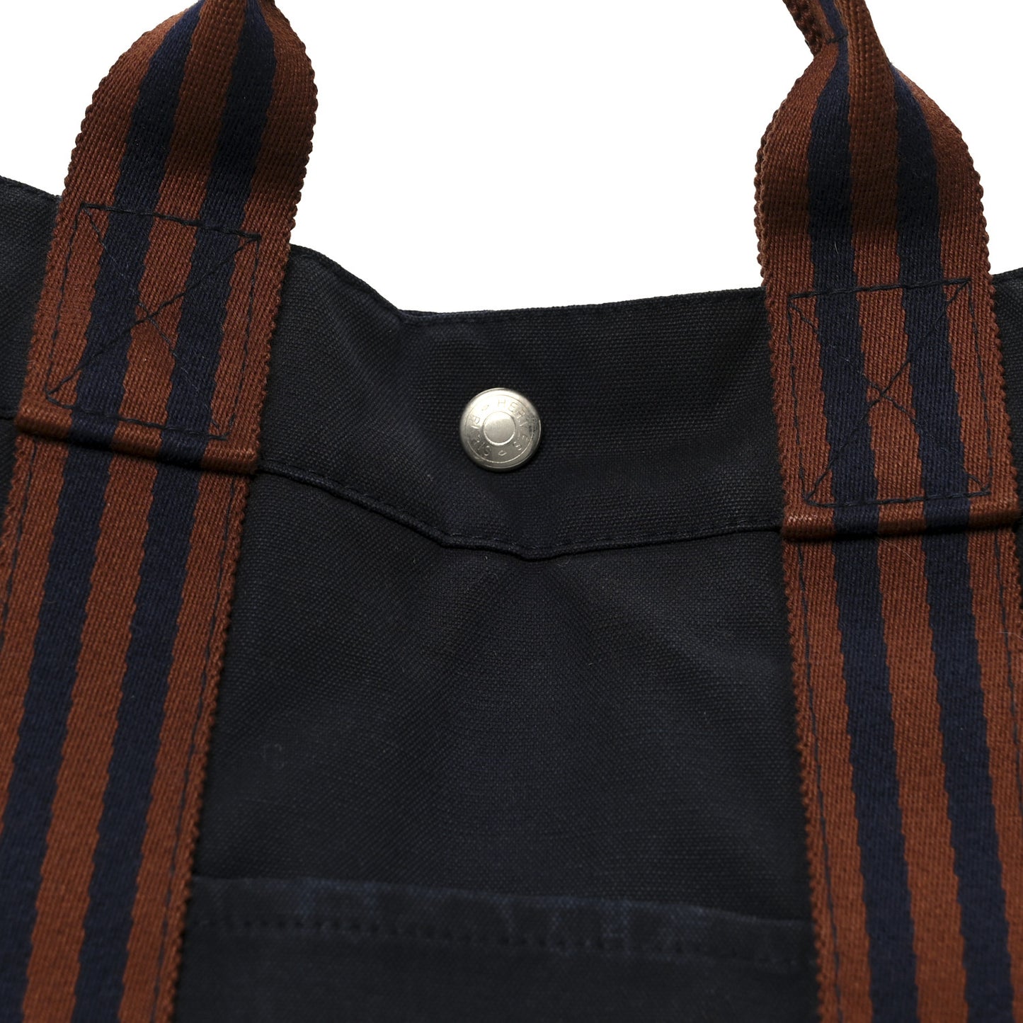 Canvas Herline Tote MM Navy