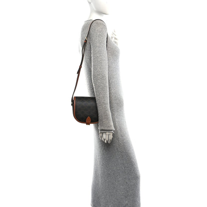 Celine Triomphe Canvas Medium Folco Bag Tan 2 of 9