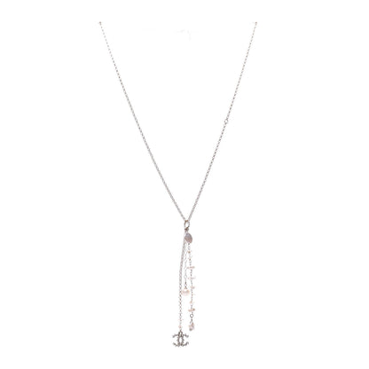 Chanel Pearl CC Chain Necklace Gold 3 of 6