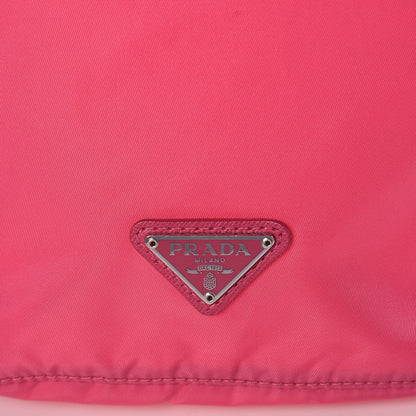 Prada Nylon Vela Drawstring Pouch Fuxia 6 of 10