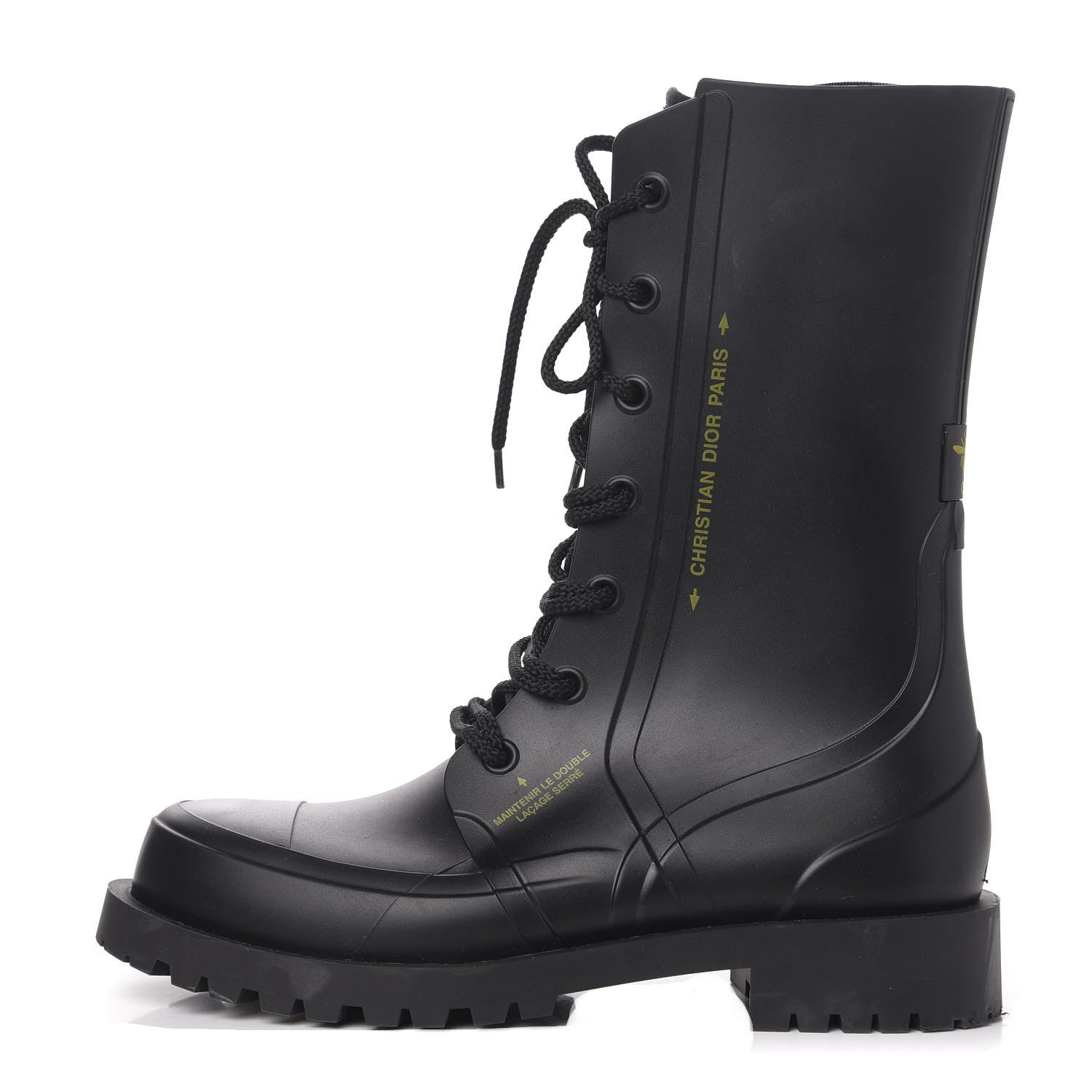 Christian Dior Rubber Diorcamp Low Boots 39 Black 1 of 13