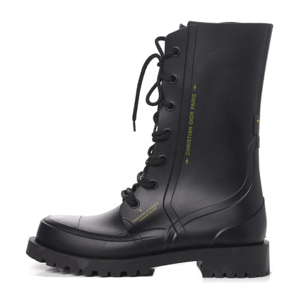 Christian Dior Rubber Diorcamp Low Boots 39 Black 1 of 13