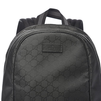 Gucci Nylon Monogram Slim Backpack Black 9 of 9