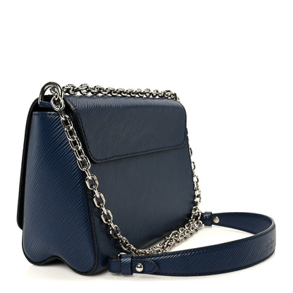 Louis Vuitton Epi Twist Shoulder Bag MM Navy 4 of 12