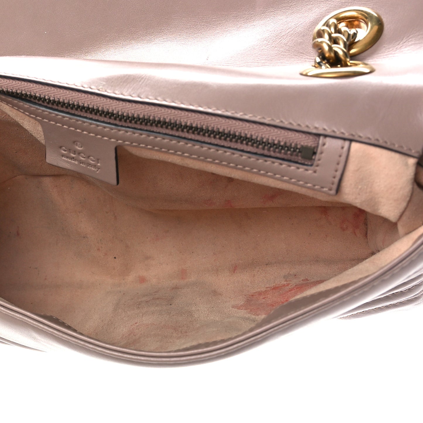 Calfskin Matelasse Small GG Marmont Shoulder Bag Porcelain Rose